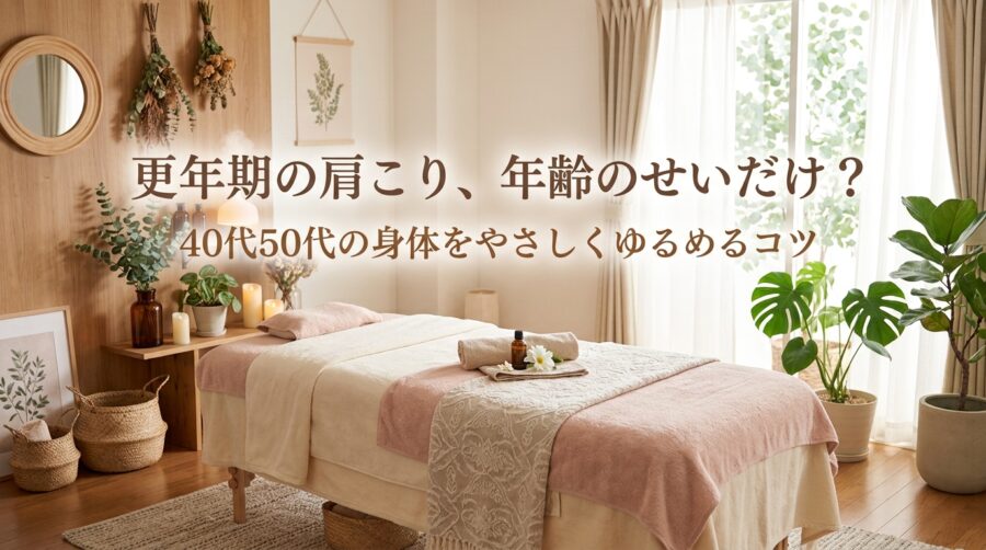 更年期の肩こり、年齢のせいだけ?